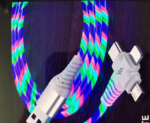 Светящийся шнур зарядки телефона ( Micro USB. Type C. iPhon).