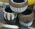Кашпо из ротанга