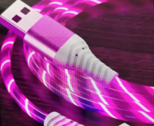 Светящийся шнур зарядки телефона ( Micro USB. Type C. iPhon).