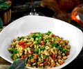 Салат с зеленой гречкой